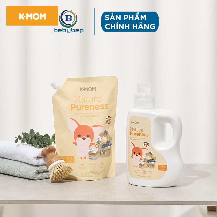 Nước Xả Vải Sơ Sinh Hữu Cơ K-Mom Hàn Quốc