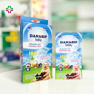 Miếng dán hạ sốt cho trẻ sơ sinh DANASIP BABY (Hộp 6 miếng)