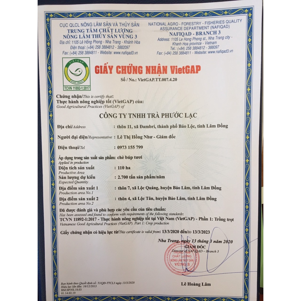 Hồng Trà ô long  100g Phước Lạc
