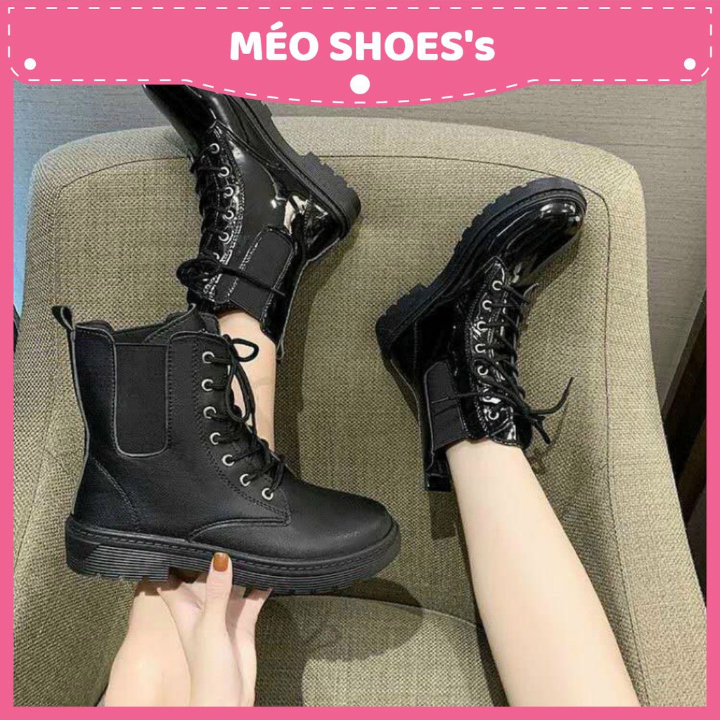 [Mã FASHIONGREEN15 giảm 10% tối đa 30k đơn từ 99k] BOOT chiến binh buộc dây siêu hot