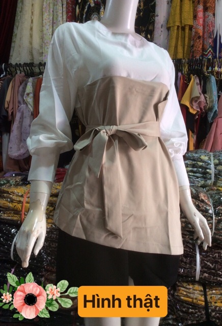 Sét áo phối kiểu + quần short và ảnh thật