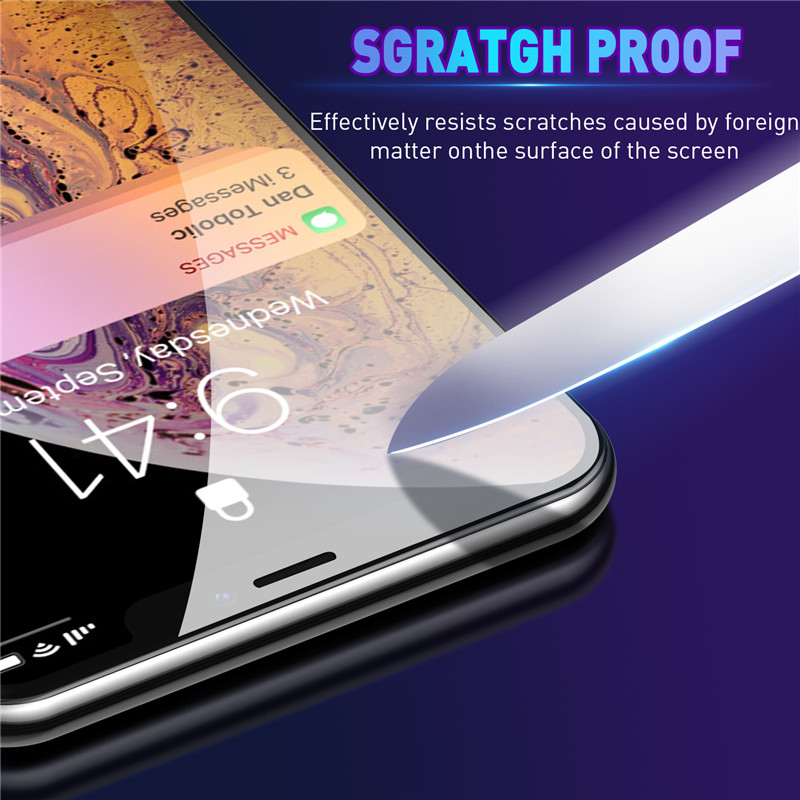 Kính cường lực 20d siêu bền cho Iphone 6 6s 7 8 Plus Xs Max Xr 11 Pro Max Se2020