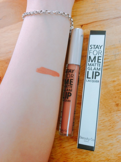 STAY FOR ME MATTE GLAM LIP LACQUER