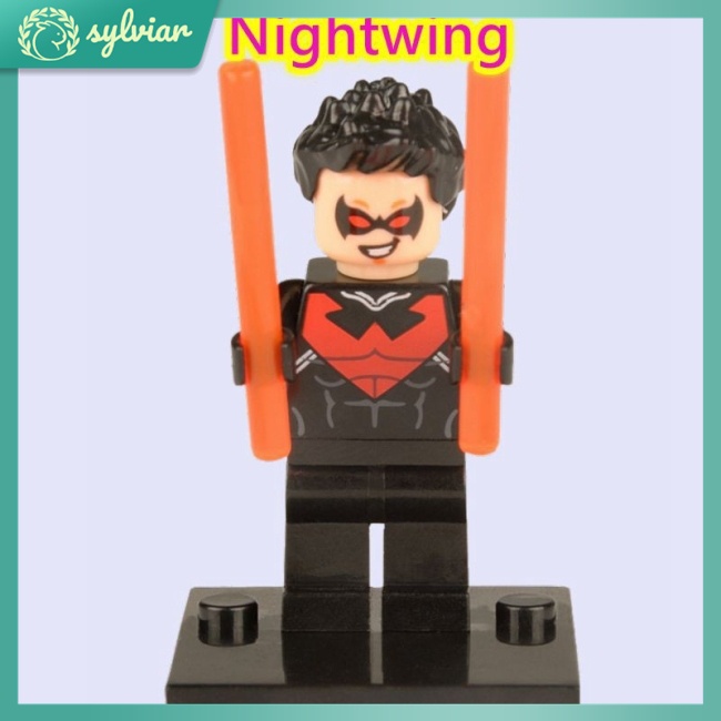 [sylviar] Đồ Chơi Lego Minifigures DC Hình Phim Blackwing Robin Arkham Knight Teen Titans Nightwing