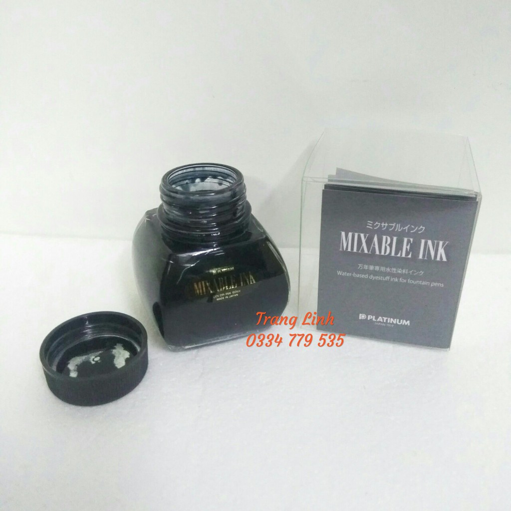 Mực bút máy Preppy nhật bản, hộp 60ml - Mực Preppy Platinum Japan - tranglinh