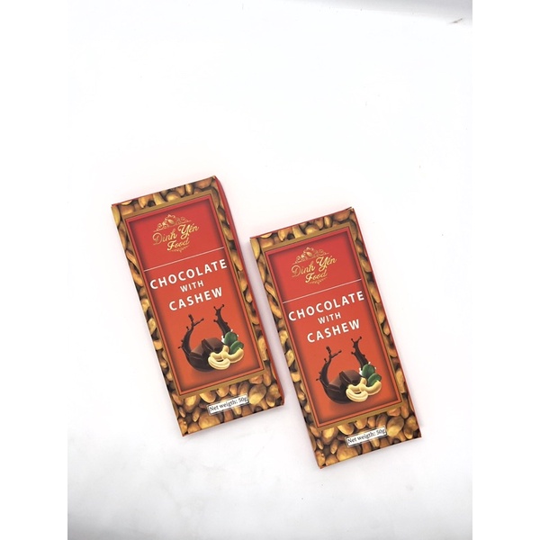 Socola Mix Hạt Điều DinhYen 50g đồ ăn vặt siêu ngon giá rẻ