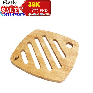 Rế Bầu Gỗ Đức Thành – 180x180x10mm - Hàng Chính Hãng