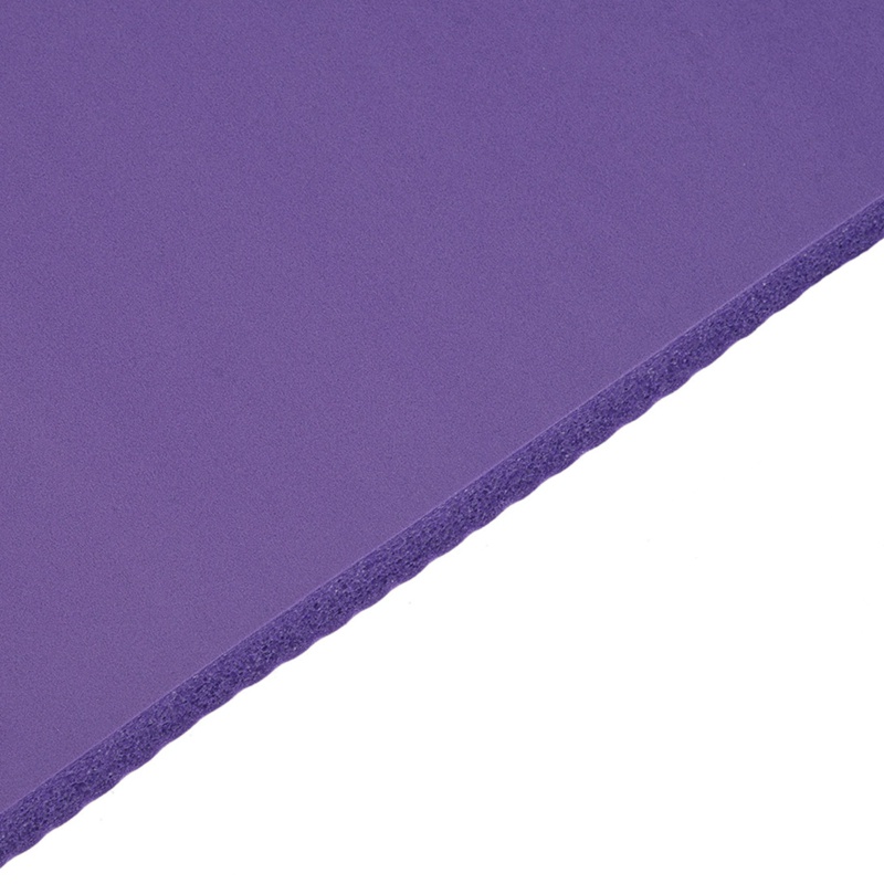 Thảm Tập Yoga Chống Trượt Màu Tím Dày 15mm