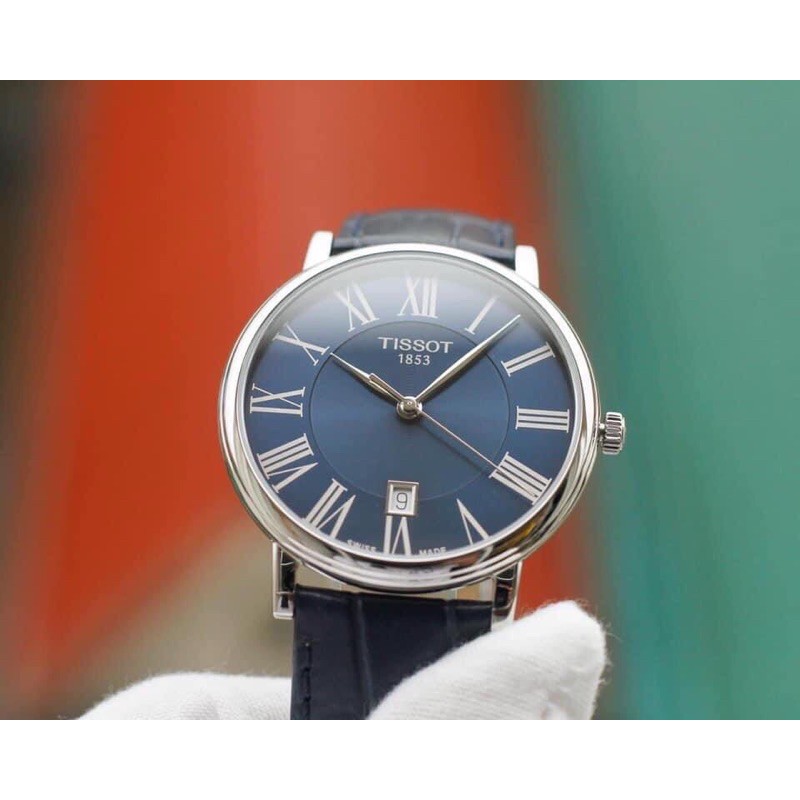 Đồng hồ nam Tis.sot Carson Premium Quartz Blue Dial T122.410.16.043.00 (T1224101604300) dành cho NAM .