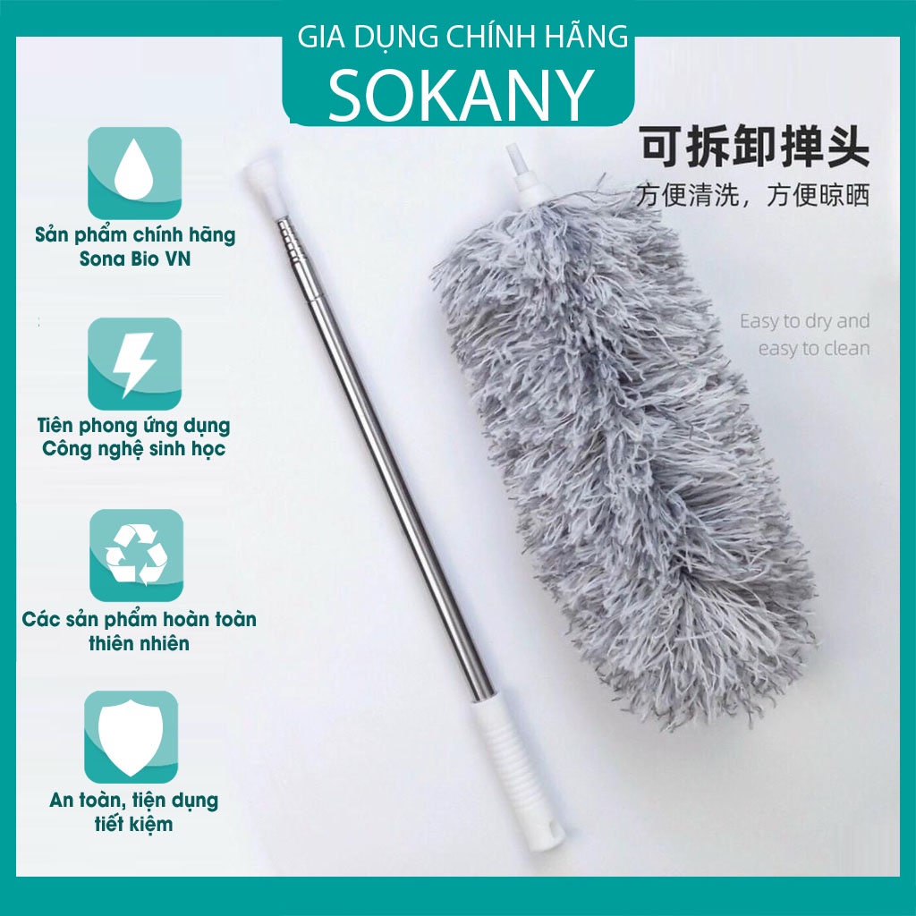 Chổi Quét Trần Nhà Quét Mạng Nhện Cây Lau Trần Nhà Uốn Dẻo Linh Hoạt ...