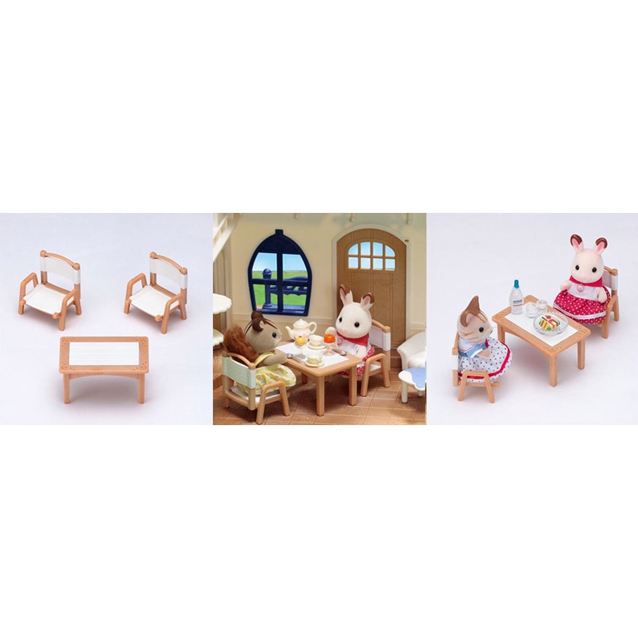 Đồ Chơi Sylvanian Families Những Bộ Ghế Ngoài Trời Outdoor Chairs Collection