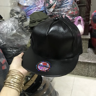Nón hiphop,nón Snapback Da trơn