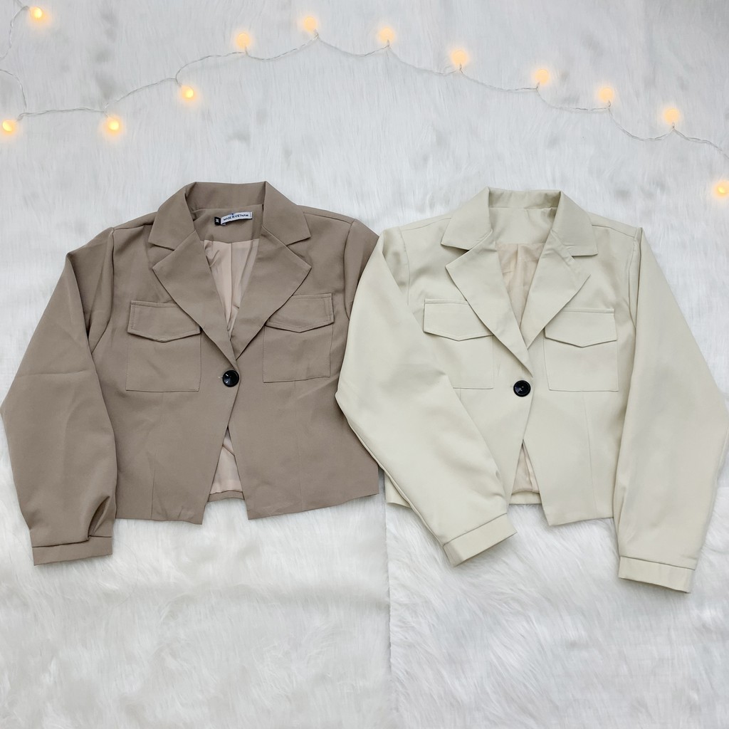 ÁO VEST LỬNG NỮ THỜI TRANG XUẤT KHẨU HÀN QUỐC, KOREA BLAZER 2 LỚP HOT TREND | BigBuy360 - bigbuy360.vn