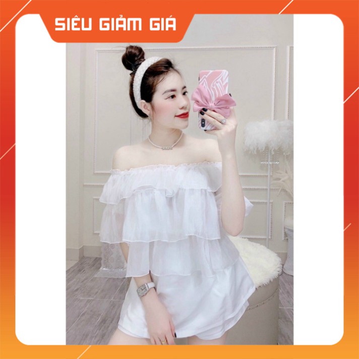 ÁO TRỄ VAI TẦNG_ ÁO TRỄ VAI BÈO CHẤT TƠ MỀM MÁT_ÁO BẸT VAI XINH MUÀ HÈ