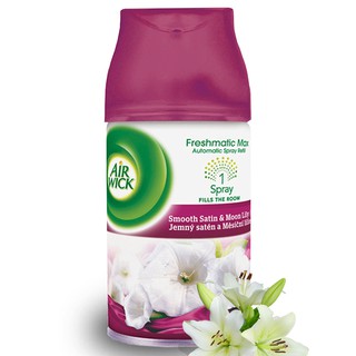 Bình xịt tinh dầu thiên nhiên Air Wick Smooth Satin and Moon Lily 250ml QT016841 - hương hoa ly