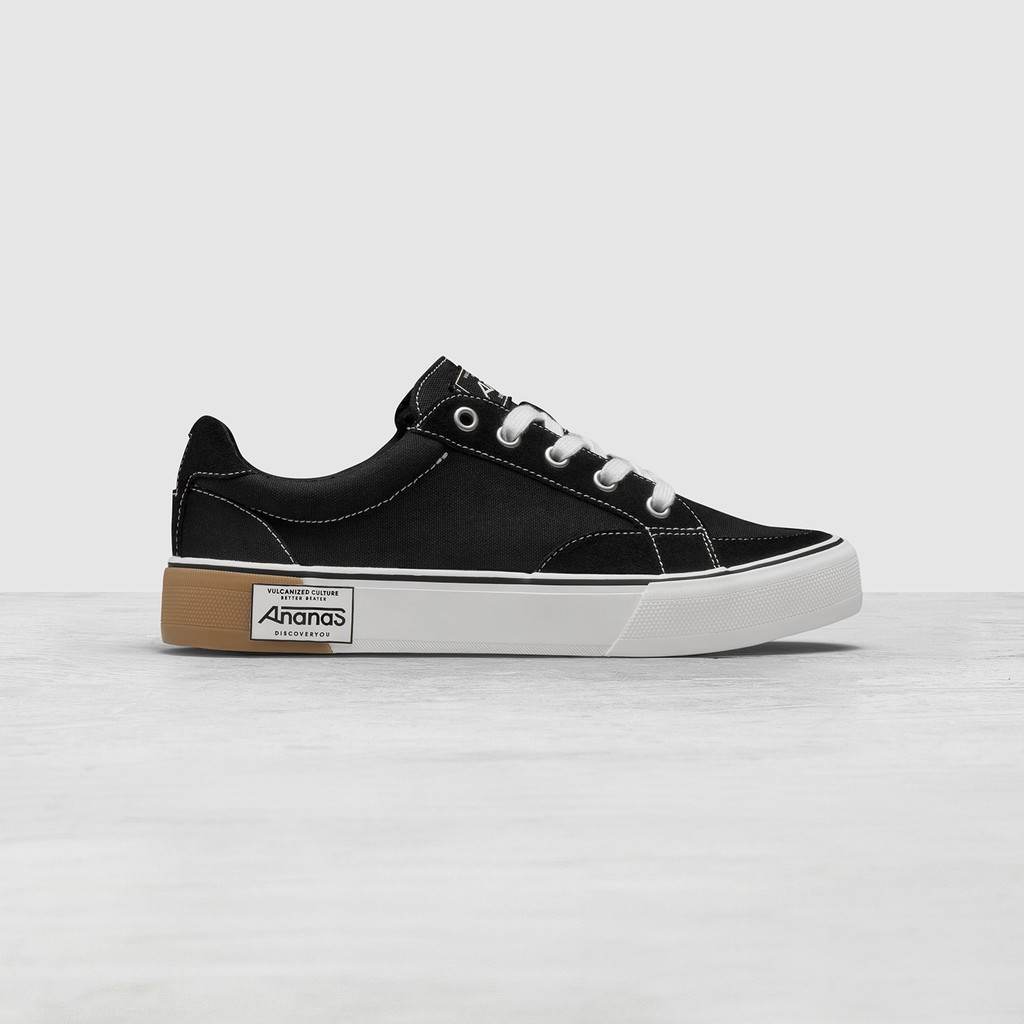 [CHÍNH HÃNG] GIÀY SNEAAKER ANANAS LOW TOP - BLACK/GUM UY TÍN.