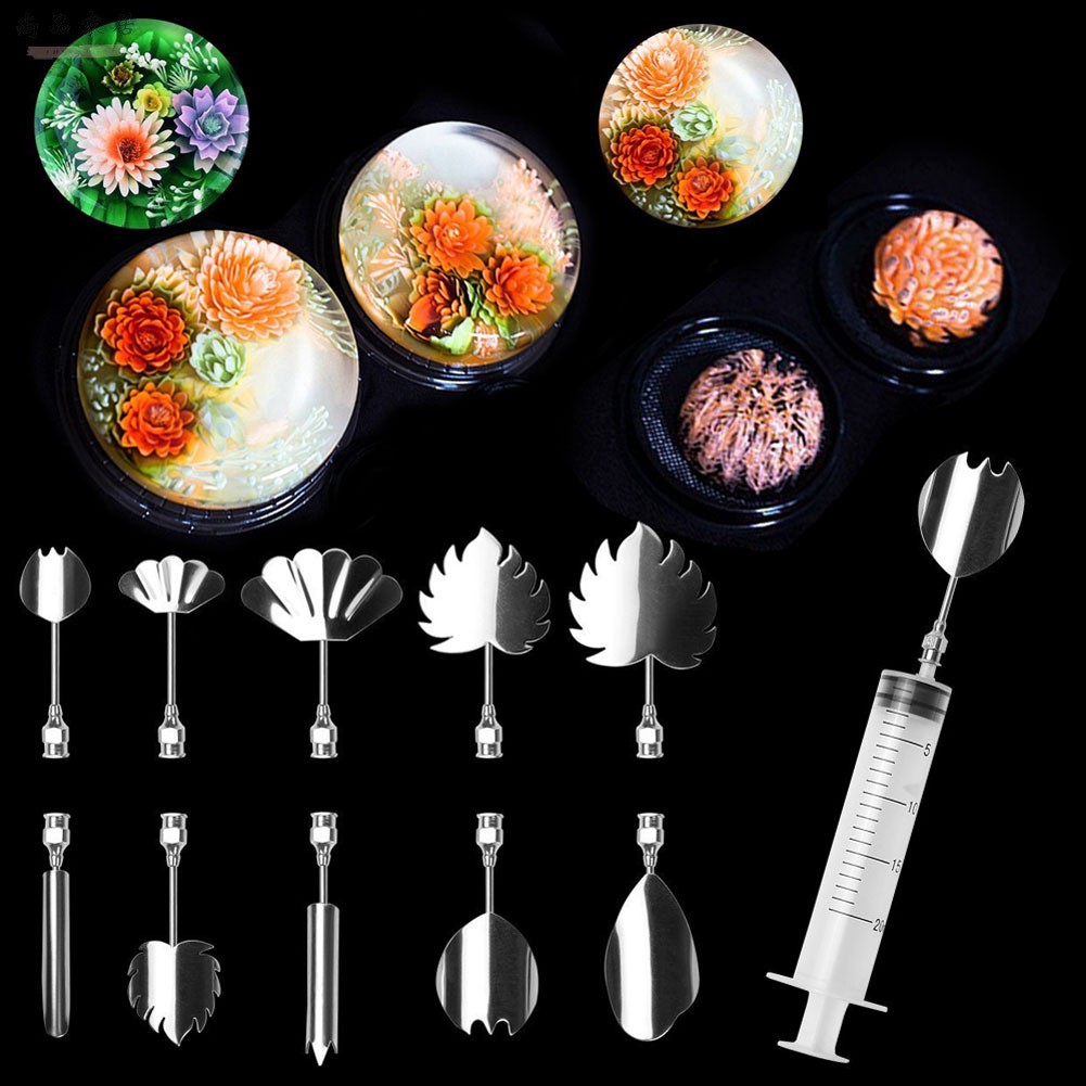 Bộ dụng cụ làm thạch rau câu 3D 10 món 5310