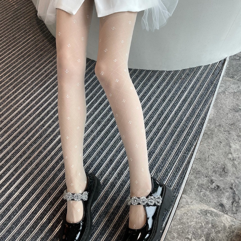 Quần tất lưới xuyên thấu họa tiết quyến rũ cho nữ
