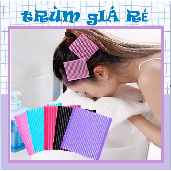 COMBO 10 Miếng dán giữ tóc SET 2 cái/ Miếng dán dính mái dùng khi make up hay rửa mặt ,BỘ 10 DÁN TÓC