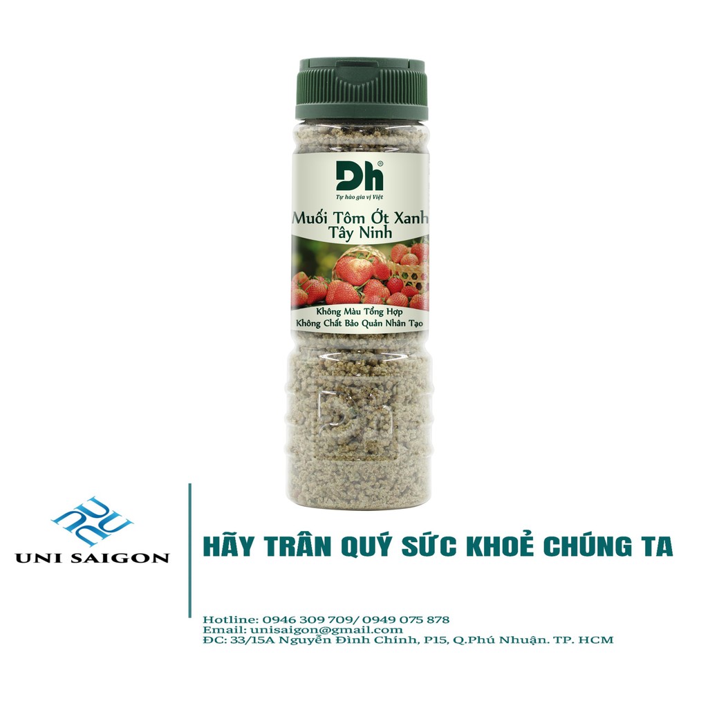 Hũ Muối Tôm Ớt Tây Ninh - Thương hiệu DH Foods