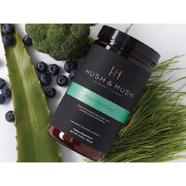 [HÀNG CÔNG TY] Bột protein thuần chay bổ sung Vitamin và năng lượng Image Skincare Hush &amp; Hush Plant Your Day 402g