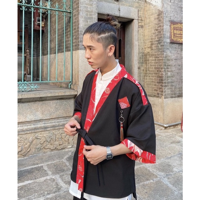 [ẢNH THẬT] KIMONO GẤM TẶNG KÈM TUA RUA nam nữ mặc đẹp
