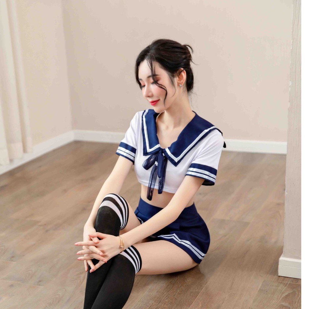 Set đồ ngủ cosplay nữ sinh gợi cảm Sherry Store S064 | BigBuy360 - bigbuy360.vn
