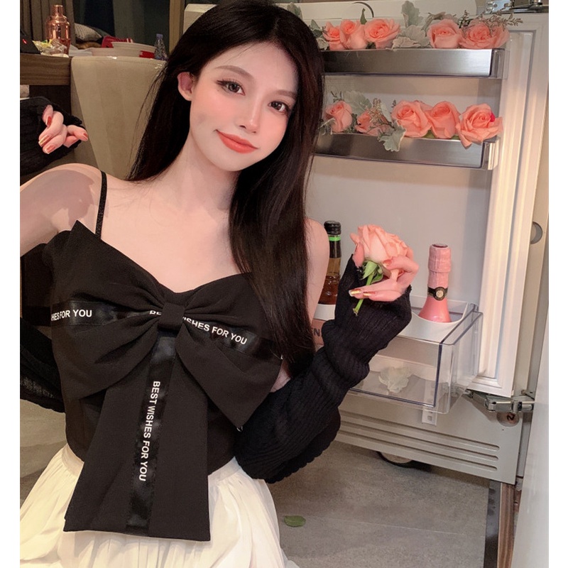 Áo Quây Ngực Đính Nơ Thời Trang Mùa Hè Quyến Rũ Dễ Phối Đồ