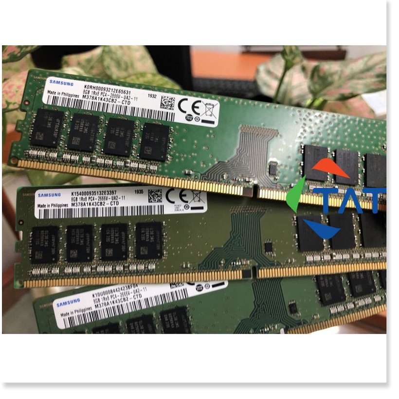 💦 RAM 8GB DDR4 Kingston Samsung Hynix Bus 2400MHz 2666MHz 1.2V Dùng Cho Máy Tính Bàn PC Desktop Bảo hành 36 tháng 1 đổi