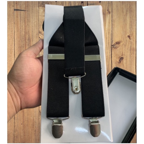 DÂY ĐAI QUẦN CHỮ Y-Dây yếm quần-Suspender 3clips leather
