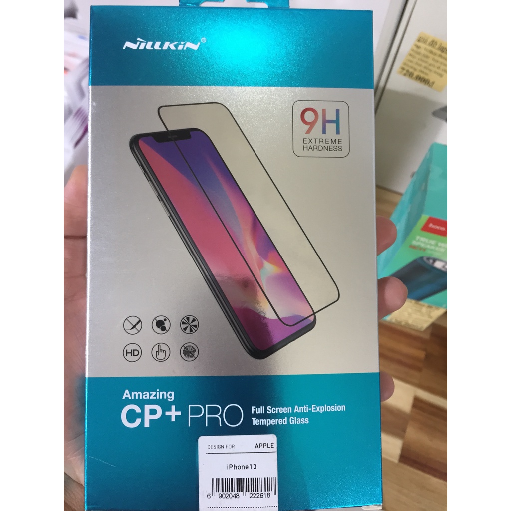 kính cường lực iphone 13 Pro Nillkin CP+Pro dán full màn hình