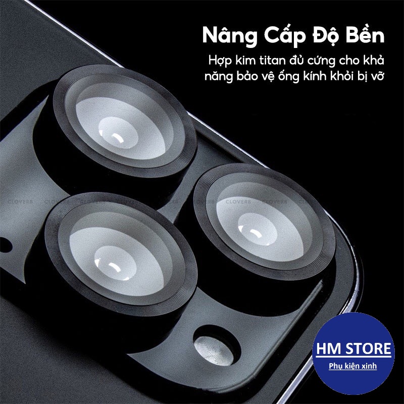 Vòng cường lực bảo vệ Camera chống trầy xước màu nguyên bản cho iPhone