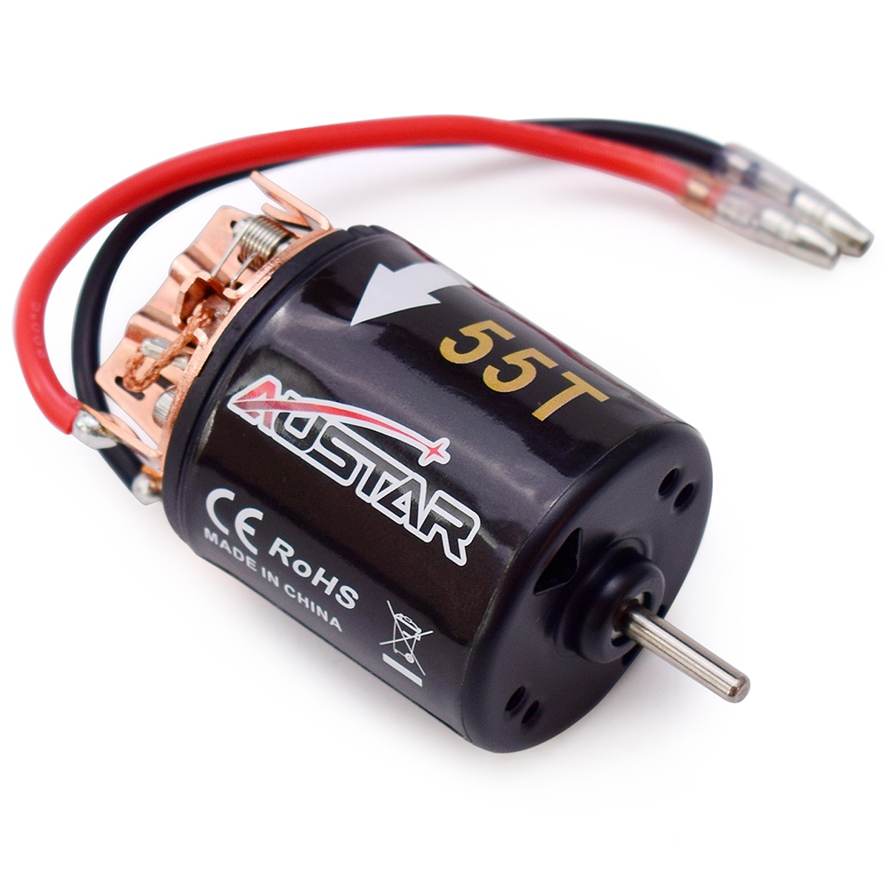 Động Cơ Chổi Than 540 21T 27T 35T 45T 55T Cho Xe Điều Khiển Từ Xa 1:10 Crawler Axial SCX10 90046 Traxxas TRX4 D90 Tamiya CC01 WLtoys 12428 *
