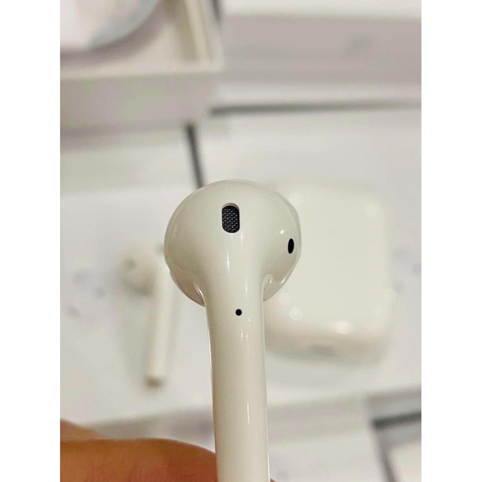 Tai Nghe Bluetooth Iphone Airpods 2 Hổ Vằn 1562M - Pin 5h (Định Vị - Đổi Tên - Sạc Khong Dây) Cao Cấp Nhất