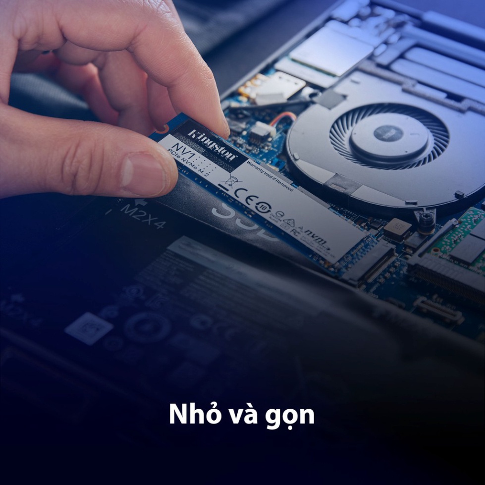 Ổ cứng SSD Kingston NV1 NVMe PCIe M.2 tốc độ 2100/1700MB/s SNVS | BigBuy360 - bigbuy360.vn