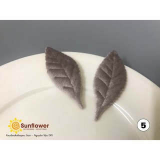 set 5 lá nhung 5,2cm