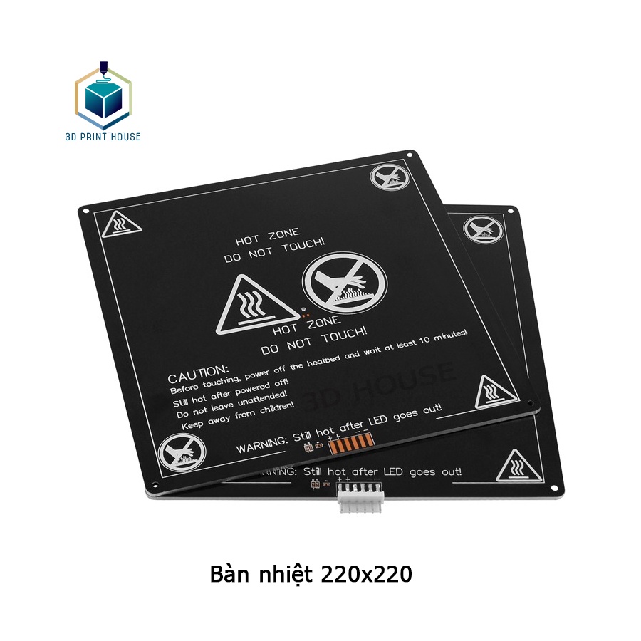 Bàn Nhiệt Nhôm MK3 Máy In 3D 220 x 220 Dày 3mm