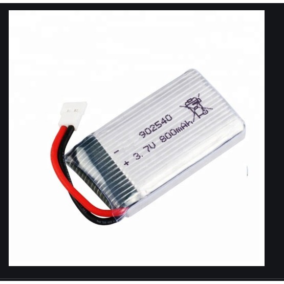 Pin 3.7v 800mah Pin sạc đồ chơi máy bay có mạch bảo vệ giá sỉ