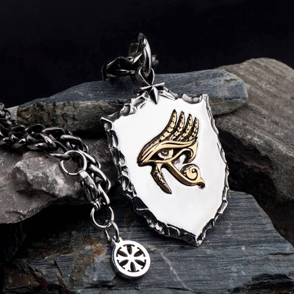 New Fashion Eye Pendant Necklace Men's Hip Hop Necklace