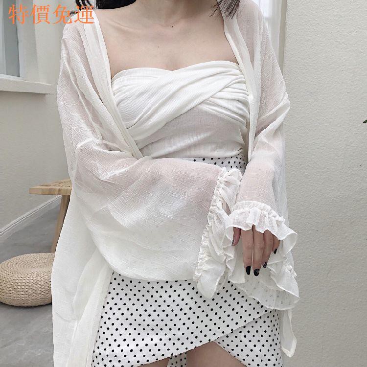 Áo Khoác Cardigan Dáng Dài Chất Liệu Chiffon Mỏng Thời Trang 2020 | BigBuy360 - bigbuy360.vn