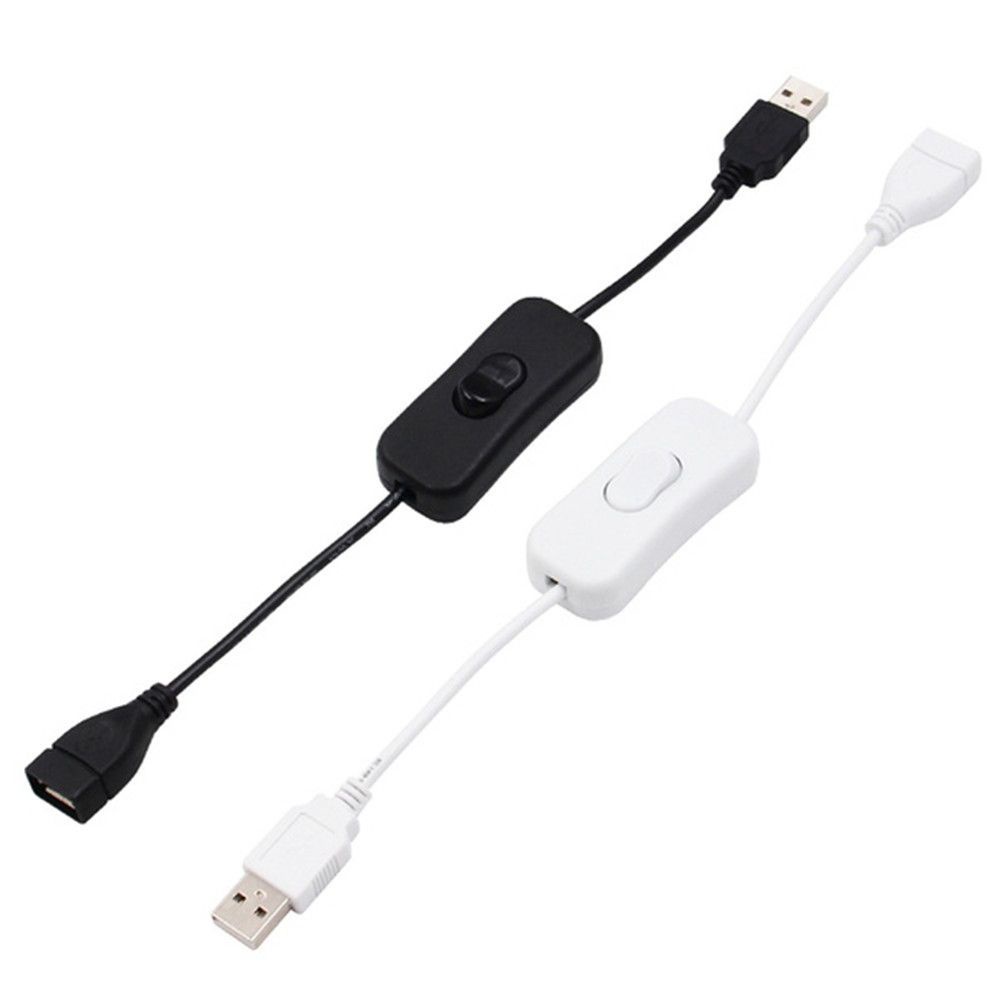 Dây cáp mở rộng đa năng có công tắc USB 28cm
