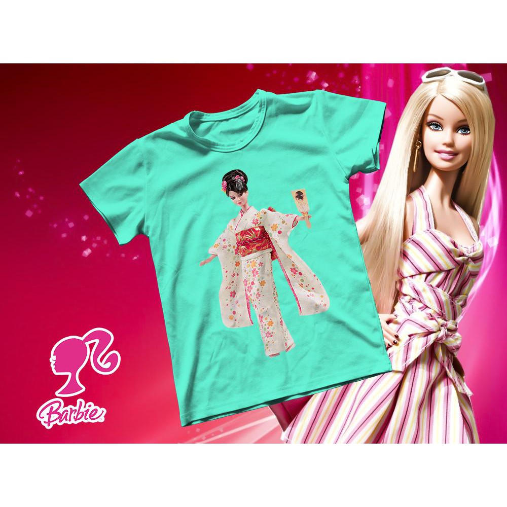 Áo thun Cotton Unisex - Movie - Barbie - Babie kimono