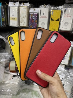 Ốp lưng Xiaomi redmi 9A dẻo kiểu da vân logo
