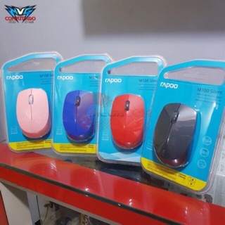 Chuột quang blutooth không dây Rapoo m100 silent chính hãng
