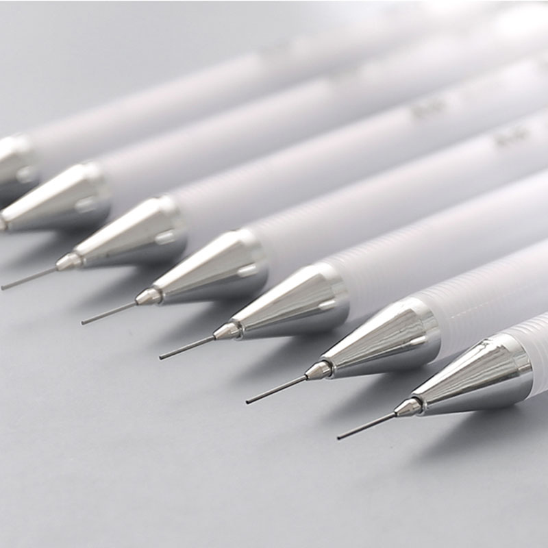 Bút chì bấm vỏ trong suốt ngòi 0.5mm sáng tạo tiện dụng cho học sinh