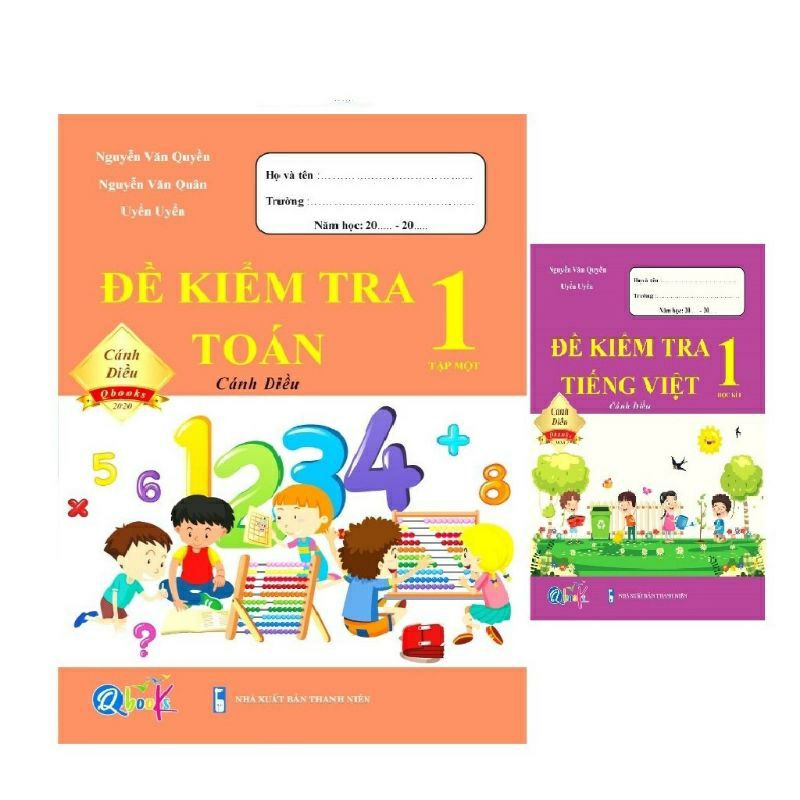 Sách - Combo Đề Kiểm Tra Và Bài Tập Tuần Toán Và Tiếng Việt Lớp 1 - Cánh Diều - Cả Năm