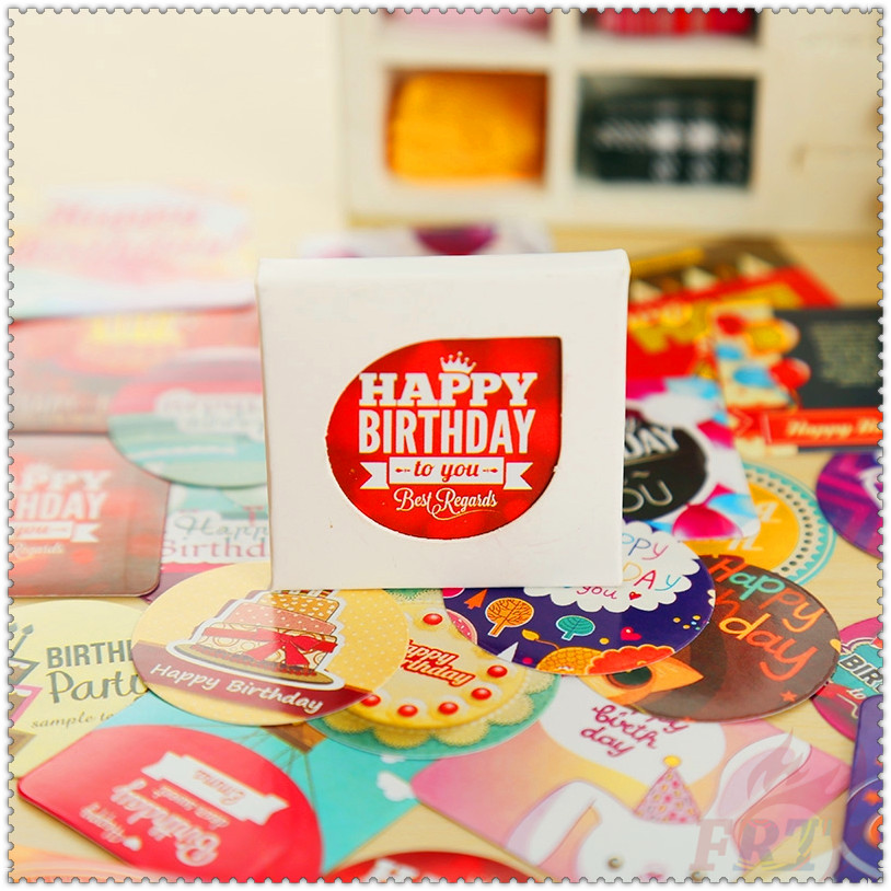 Hộp 38 Miếng Dán Trang Trí Hình Chữ Happy Birthday