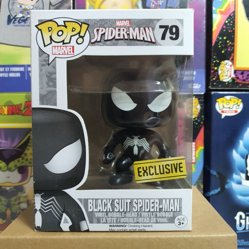 Đồ chơi mô hình funko pop 79 Black Suit Spider-Man - Marvel