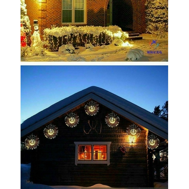 dây led pháo bông chùm 500led