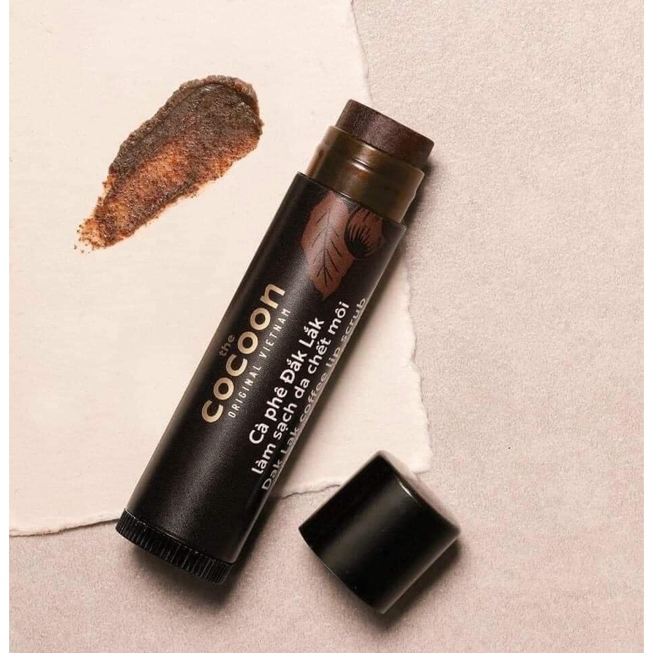 Tẩy tế bào chết môi cà phê Đăk Lăk Cocoon Coffee Lip Scrub